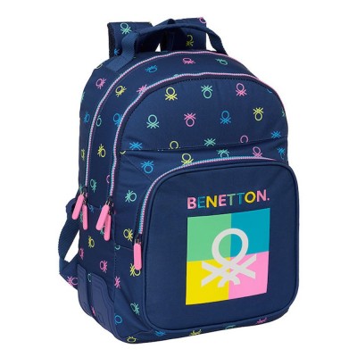 Safta 612450773 Benetton Τσάντα Πλάτης Backpack Μπλε