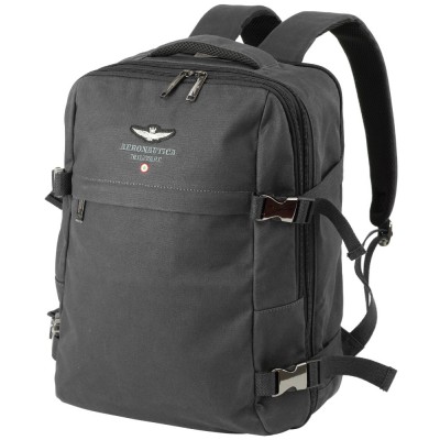 Aeronautica Militare AM-543 Τσάντα Πλάτης Backpack Μαύρη