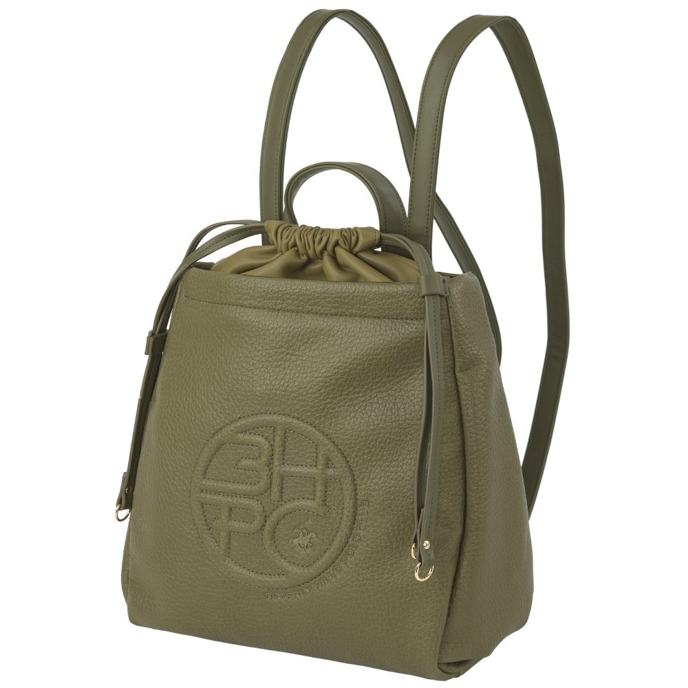 Beverly Hills Polo Club BH-3802 Γυναικεία Τσάντα Πλάτης Backpack Χακί  Τσάντες