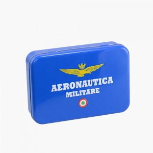 Aeronautica Militare AM-190 Σετ Δερμάτινο Ανδρικό Πορτοφόλι και Μπρελόκ Μαύρο Αξεσουάρ