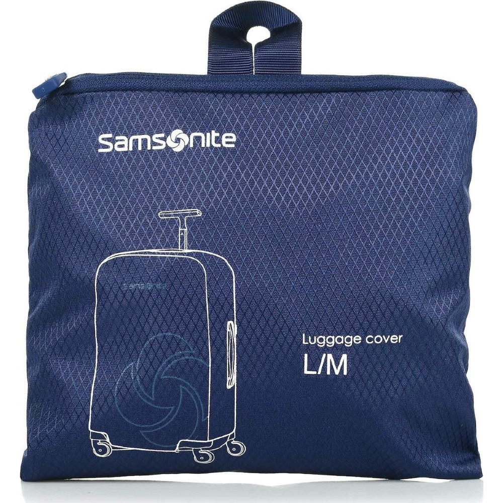 Samsonite Κάλυμμα Βαλίτσας M/L Luggage Cover 121223-1549 Μπλε Είδη ταξιδιού