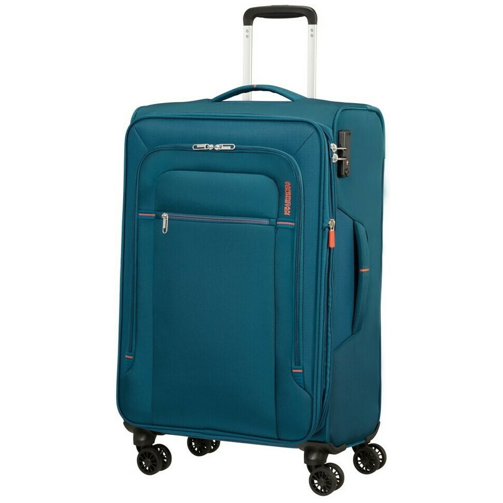 American Tourister Crosstrack Spinner Μεσαία Βαλίτσα 67.5cm 133190-6032 Μπλε Είδη ταξιδιού