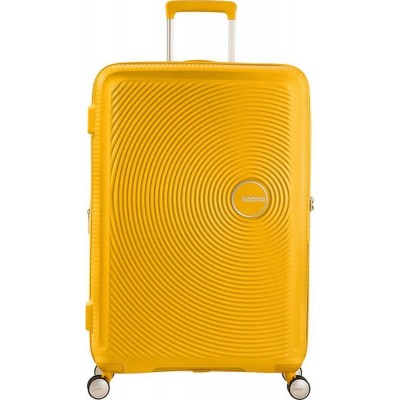 American Tourister Soundbox Spinner Expandable Βαλίτσα Καμπίνας 55cm 88472-1371 Κίτρινη.